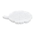 thumbnail image 2 of Porte-Savon en Silicone avec Drainage pour Rangement de Savon, Design en Forme de Fleur Antidérapant Blanc, 2 of 10