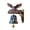 Multicolor B, variant on USA 250th Anniversary Patriotic Eagle Wall Bell – Metal Decorative Chime for 1776-2026 Celebration, Vintage American Liberty Decor for Home & Outdoor