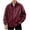 Wine, variant on LIaqionyy Mens Button down Shirt Casual Loose Long Sleeve Collared Shirts Solid Color Wedding Prom Business Tops
