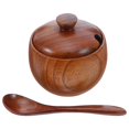 thumbnail image 2 of Here's a polished and engaging product description for your **Wooden Condiment Jar with Lid Spoon**:\n\n \n\n### 🌟 **Stylish Wooden Condiment Jar with, 2 of 5