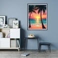 thumbnail image 7 of Diamond Art Kit for Adults, Tropical Beach Sunset Palms Ocean Diamond Painting for Adults Beginners, 5D DIY Diamond Art Painting Kits, Colorful Diamond Painting Craft for Home Decor 12x16, 7 of 7