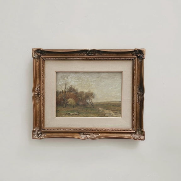 Fall Decor Vintage Landscape Print, Cottage Core Decor Preppy Wall Art, Printed And Shipped Poster Decor, Unframed Poster Size 8x12