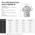 thumbnail image 5 of Sikiie Hand Drawn Snake Men's Wrinkle Free Untucked Cuban Shirt Business Casual Button Down Shirts Short Sleeve ShirtLarge, 5 of 5