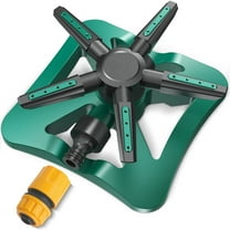 Sprinklers for Yard, Large Coverage Area, 5 Arms, 20 Nozzles, Household Automatic Irrigation System for Plants