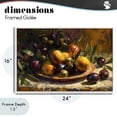thumbnail image 4 of Stupell Industries Traditional Array of Olives & Citrus White Framed Giclee Art, 24 x 16, by Creative Studio, 4 of 8
