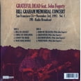 thumbnail image 2 of Grateful Dead, John Fogerty - Bill Graham Memorial Concert Volume 1: San Francisco CA, November 3rd, 1991 (red vinyl) - Vinyl LP, 2 of 3
