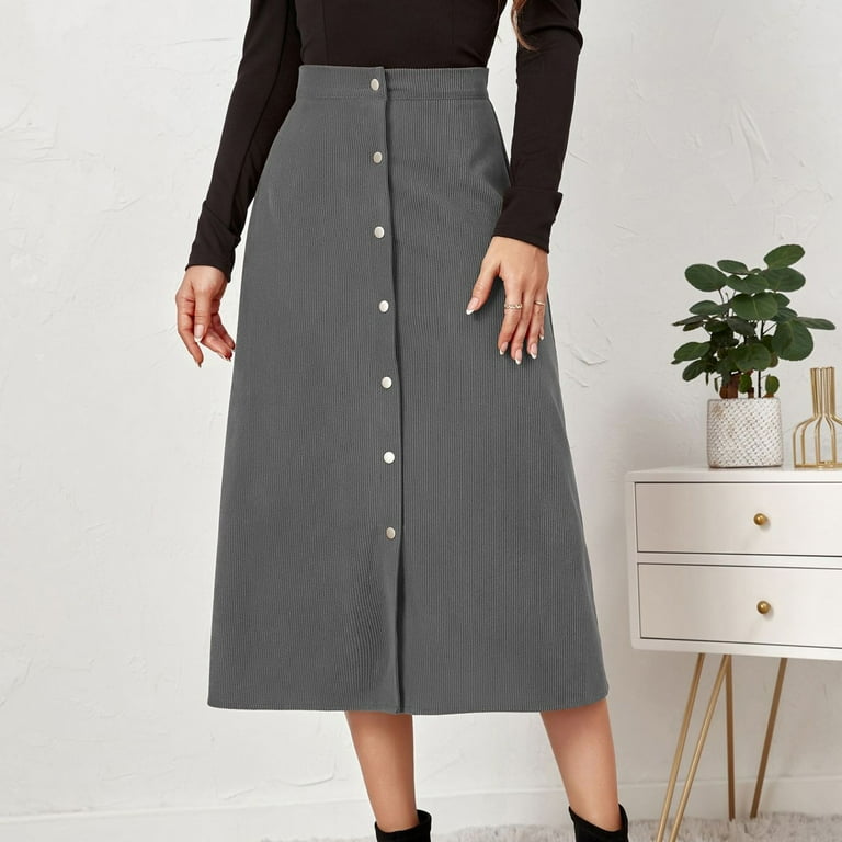 【送料&関税込】CourrA¨ges Long Skirt Fsqjgq Skirts for Women Versatile Plus Size Ballet Skirt