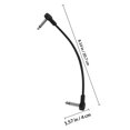 thumbnail image 2 of KAKOWELY 6Ud Cable Patch Para Guitarra Con Conectores 6.35mm Cable Para Pedales De Efectos Color Negro, 2 of 8