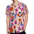thumbnail image 4 of High Quality Hawaiian Shirts for Men Short Sleeve Aloha Beach Shirt Floral Summer Casual Button Down Shirts Blouses Y2K4US, 4 of 7