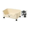 thumbnail image 4 of GROWTH TANK Boîte de Rangement sous le Bureau Conteneur à Roulettes pour Dortoir Garde-Manger Chambre Beige, 4 of 9