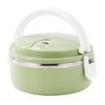 thumbnail image 1 of Ymkly Lunch Box Container, Portable Stainless Steel Blue Thermal Insulated Rice Noddles Lunch Box Food Container,Topper Para Comida Caliente,Pozuelos Para Lunch(Single layer), 1 of 2