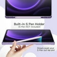 thumbnail image 3 of JETech Case for Samsung Galaxy Tab S10 FE / S9 FE 10.9-Inch with S Pen Holder, Soft TPU Tri-Fold Stand Protective Tablet Cover, Support S Pen Charging, Auto Wake/Sleep (Light Purple), 3 of 6