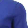 thumbnail image 3 of Mens Crewneck Knitted Base Sweater Solid Color Slim Fit Casual Pullover Lightweight Long Sleeve Tops, 3 of 4