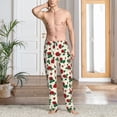 thumbnail image 5 of Vsdgher Rose Flowers Print Mens Pajama Pants Sleep & Lounge Pants, PJ Bottoms With elastic waistb and Pockets, 5 of 5