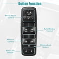 thumbnail image 3 of Interruptor de Ventanilla Eléctrica Unique Bargains para Chrysler 300 2012 y Dodge Journey 2011-2012, 3 of 8