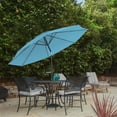 thumbnail image 4 of Pure Garden 10FT Patio Umbrella with Auto Tilt and Vented Canopy (Blue), 4 of 8