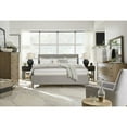 thumbnail image 2 of Magnussen Home Lindon Belgian Wheat And Coffee Bean King Grey Upholstered Island Bed, 2 of 7