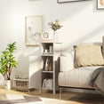thumbnail image 4 of Gymax Bathroom Floor Storage Cabinet Free Standing w/ Single Door Adjustable Shelf, 4 of 9