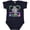 Navy, variant on Inktastic Miami Beach Florida Cute Swimming Manatee Boys or Girls Baby Bodysuit