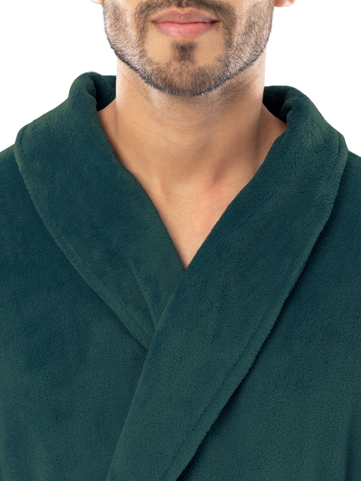 Fruit of the Loom Men's Sleep Soft Fleece Robe, One Size