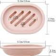 thumbnail image 6 of 2 Pack Bathroom Soap Saver Case Box Container, Soap Holder/Tray, Soap Dish for Shower, Stop Mushy Soap (Pink), 6 of 9