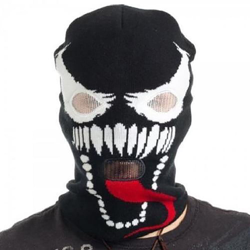 Venom Spider Man Ski Mask Beanie Marvel Adult Winter Knit Cap Hat