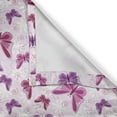 thumbnail image 5 of Ambesonne Hippie Grommet Curtain, Butterflies Colors, 50" x 72", Pink Purple, 5 of 6