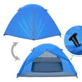thumbnail image 5 of Sunrise Portable Tent 1-2 Person, For Hiking, Backpacking, W/.Double Layer, 1 Door, Carry Bag Blue, 5 of 12