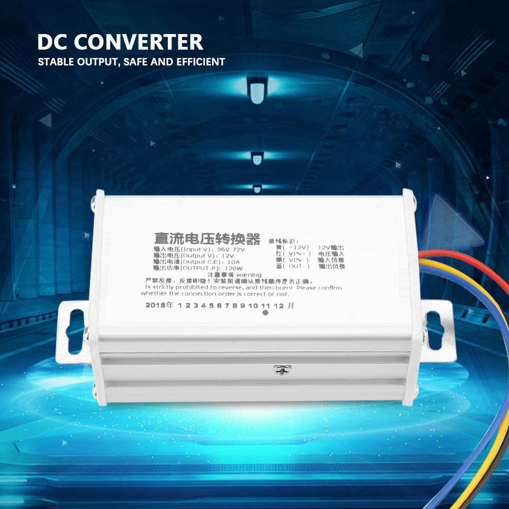 GGB-DC-DC Power Supply,DC Converter Step-Down Power Supply Module 36V-72V to 12V 10A 120W,DC Converter with Stable Performance—0516