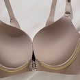 thumbnail image 4 of ATENAR Womens Bras,Push Up Bra,Bras for Women,Breathable,Comfort Fit,Solid,Nylon,Spandex,Coffee,L, 4 of 9