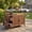 Brown, variant on Christopher Knight Home 54.33" Outdoor Kitchen Cart with Stainless Steel Top, Brown