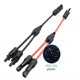 thumbnail image 4 of Conectores solares, conectividad ampliada sin herramientas para sistemas de cables fotovoltaicos, conectores de paneles solares con sistema de autobloqueo estable, impermeables IP67, 1 par, 4 of 5