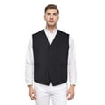 thumbnail image 2 of TOPTIE 5 Pack Button Up Waistcoat Two Pocket Unisex Vest Volunteer Work Vest-Black-XL, 2 of 5