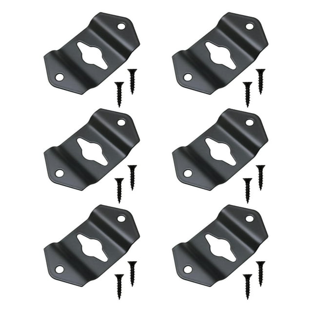 BELOVING 6 Pcs Supports Muraux pour Haut-Parleur Surround Accessoires Robustes avec Vis