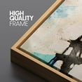 thumbnail image 2 of PixonSign Framed Canvas Print Wall Art Set Abstract Blue Brushstroke Scene Geometric Shapes Illustrations Modern Art Contemporary Colorful Ultra for Living Room, Bedroom, Office - 24"x36"x2 NATURAL, 2 of 5