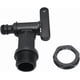 thumbnail image 1 of FOUTP 1000l Plastic Tank Faucet, IBC Water Storage Box Adapter, Watering Hose Faucet Adapter, for Rainwater Collector, Fuel Tank (Plastic), 1 of 5