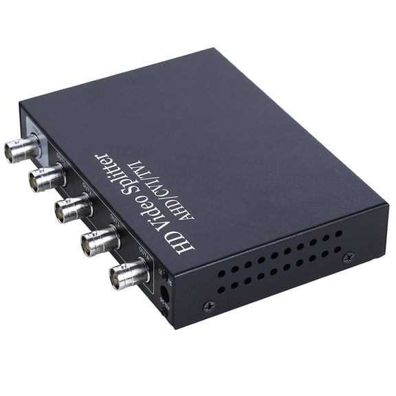 TAPDRA HD Video Splitter by VisionTech for Security Systems 4 BNC Outputs, Enhanced Signal Amplification