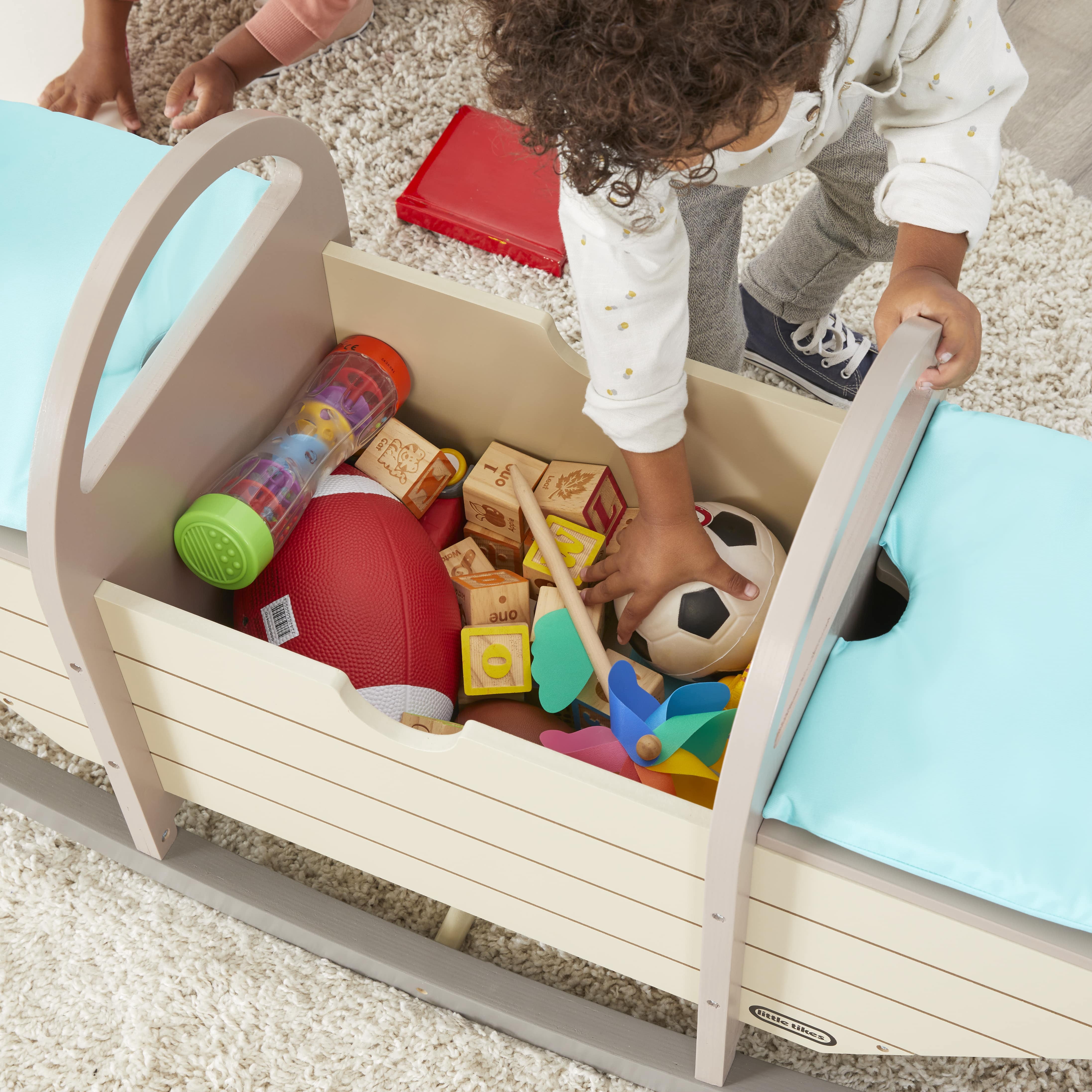 Little Tikes Child Stylish Teeter Totter Storage Bench - Walmart.com