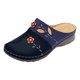 thumbnail image 1 of Bmisegm Women's Hollow Large Size Sandals Flower Slope Heel Women's Sandals and Slippers Sandals Women Summer Blue 8, 1 of 7