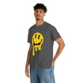 thumbnail image 5 of Dripping smiley face graphic tee Unisex Heavy Cotton Tee, 5 of 8