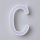 thumbnail image 1 of Molde de silicona con forma de letra C, color blanco, para fundición de resina (1 unidad)., 1 of 2