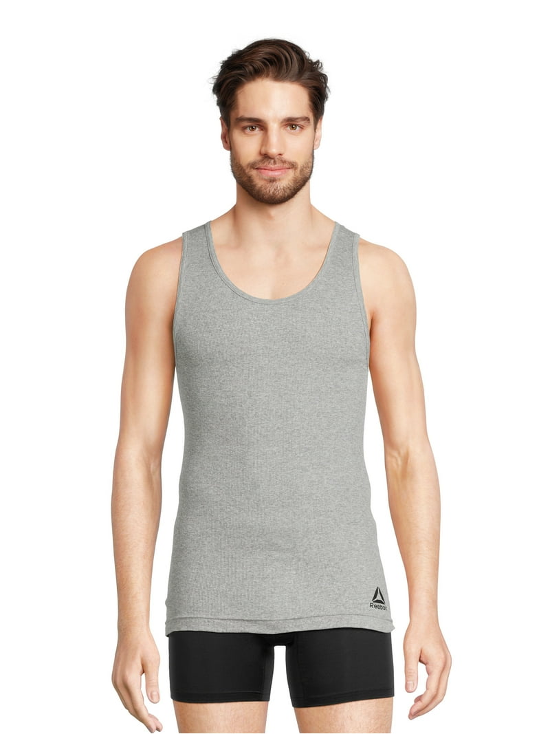 Reebok Men's Performance Cotton Tank Top, 6-Pack, Sizes S-2XL
