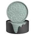thumbnail image 1 of Posavasos de silicona ME.FAN con soporte [paquete de 6] Desert Sage, 1 of 7
