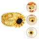thumbnail image 5 of piezas de hebillas para sujetar cortinas, adornos para cortinas, sujetadores para cortinas con diseño de girasol., 5 of 7