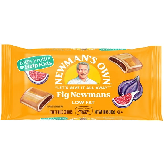 (Pack Of 6) Newmans Own Cookie Fig Bar Low Fat 10 Oz