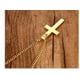 thumbnail image 3 of Clásico Hombres Mujer Acero Inoxidable Crucifijo Cruz Colgante Religioso Collares Xtellar dorado, 3 of 4