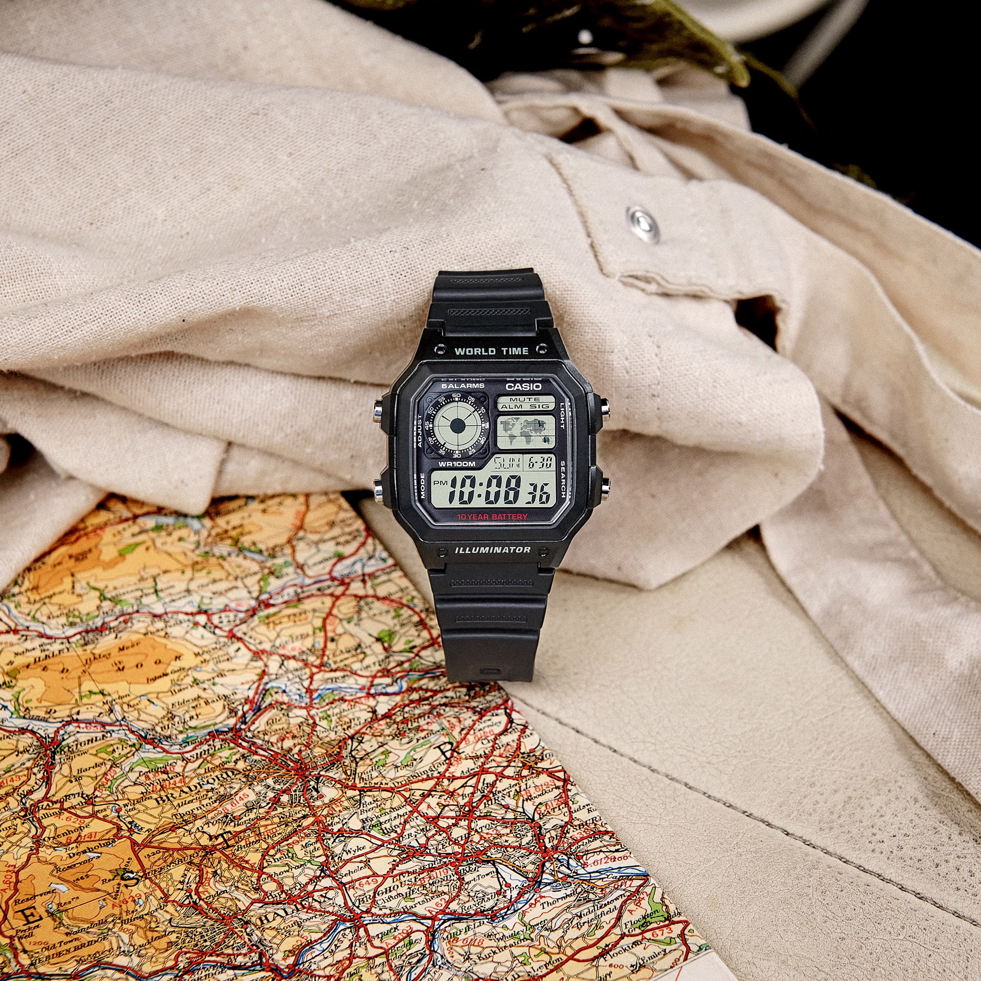 Casio ae 1200 strap deals
