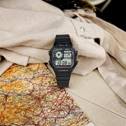 Casio Adult Mens Digital Resin Square Plastic Watch AE1200WH-1A