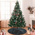 thumbnail image 7 of Yiaed Moonlit Night Sky Shark Print Christmas Tree Skirt , Tree SkirtsTree Mat for Christmas Winter Holiday Indoor Decorations-48", 7 of 7