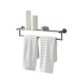 thumbnail image 3 of Satin Nickel Glass Shelf with Towel Bar, 3 of 5